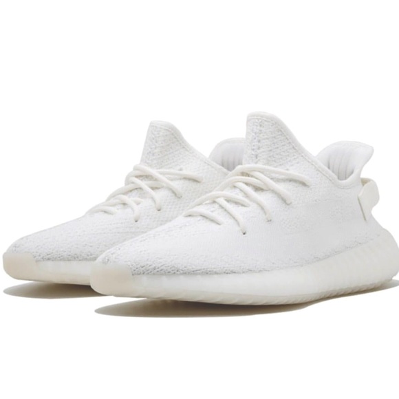 YEEZY Boost 350 V2 Triple White Adidas Sneakers - Picture 3 of 17